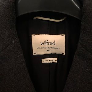 Wilfred virgin wool and cashmere coat